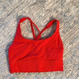 Red energy longline bra Size 6